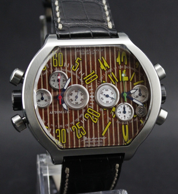 (image for) A deLaCour Limited Edition SII BICHRONO / Wood Dial